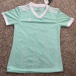 Adidas teal soccer shirt
